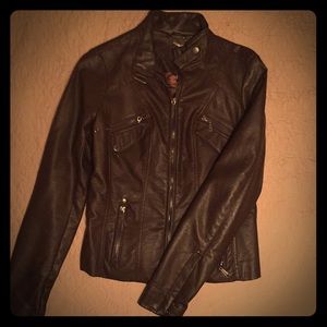 Faux Leather Jacket